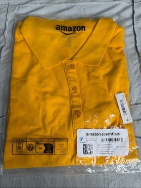Amazon Essentials Men’s Bright Yellow Polo Shirt